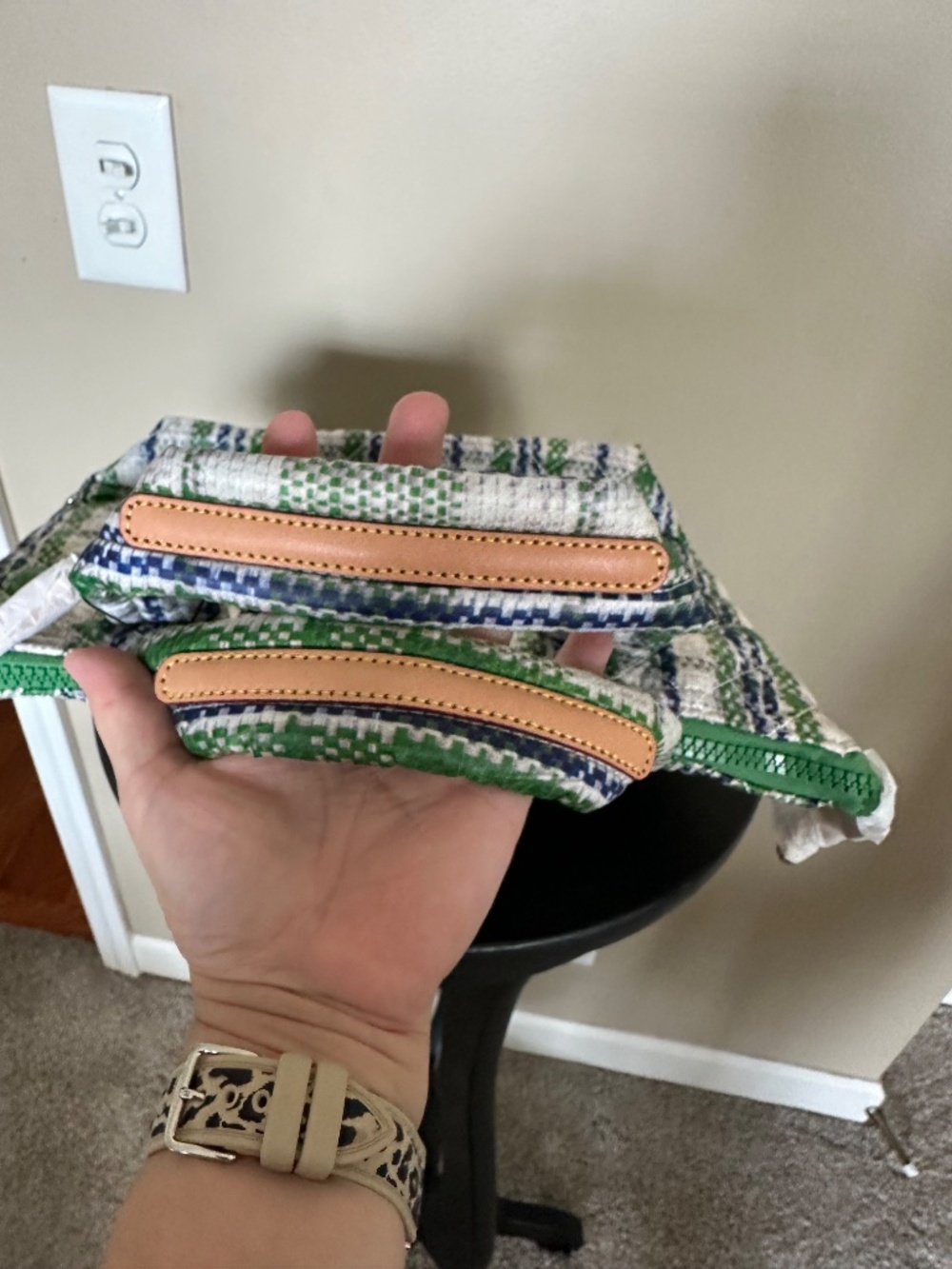 MZ Wallace Sutton Deluxe Summer Plaid pattern - Picture 3 of 7